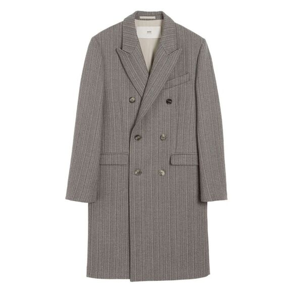 Ami Paris Men Wool Coat - Picture 1 of 6
